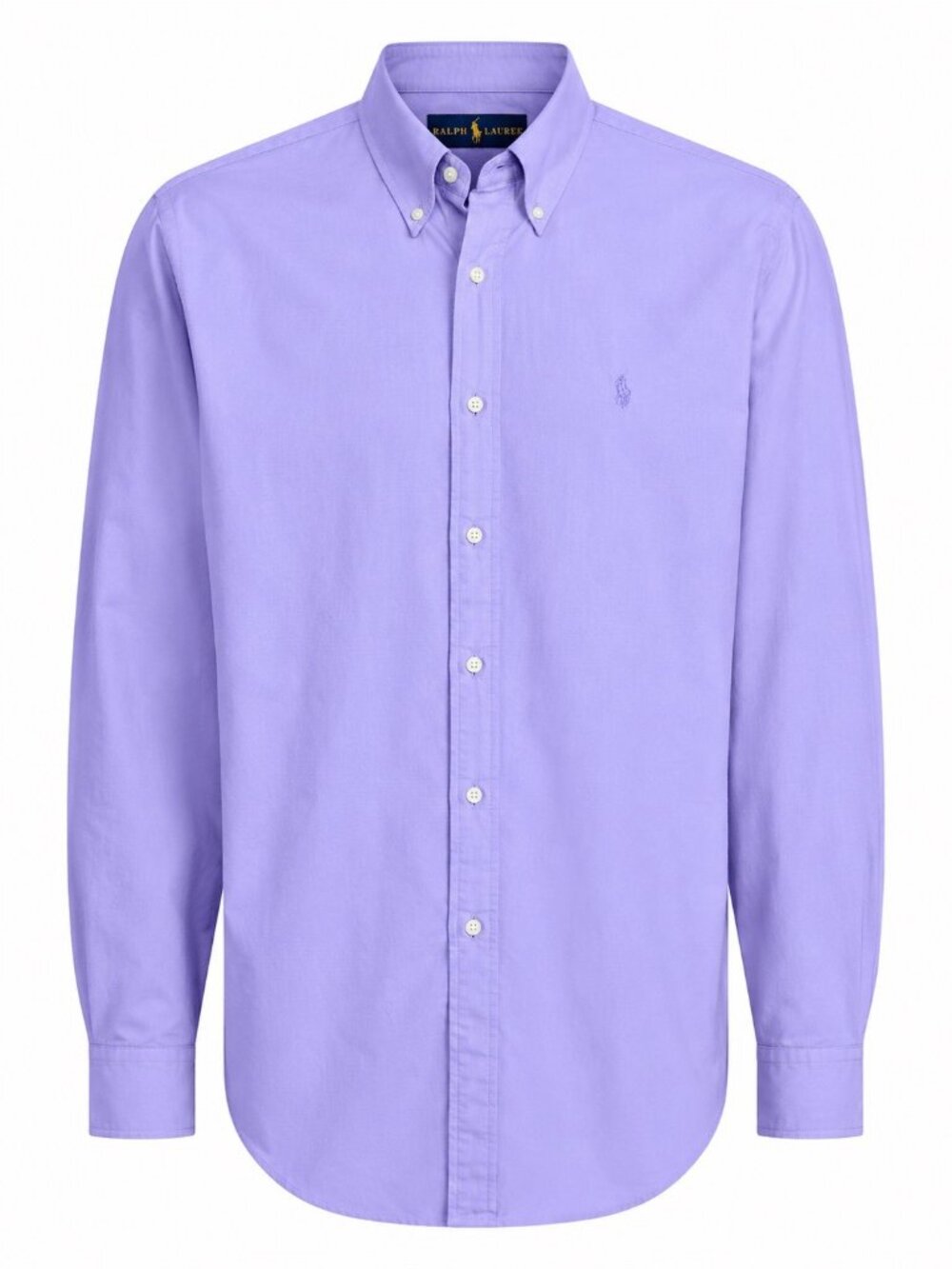 Ralph Lauren Mens Purple Long Sleeve Button-Down Oxford Shirt 100% Cotton Size S